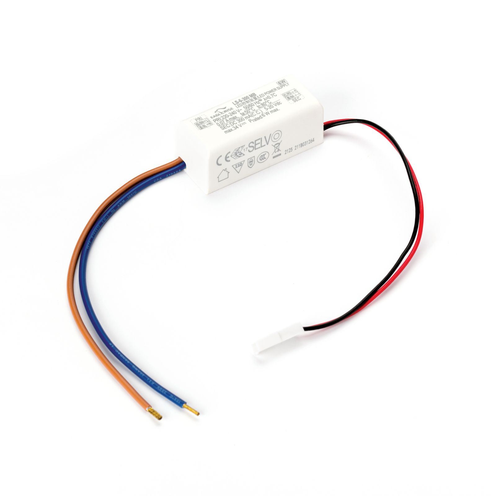 Driver 6,3b EAGLERISE LS6-300MB 300mA 6W, not dimmable