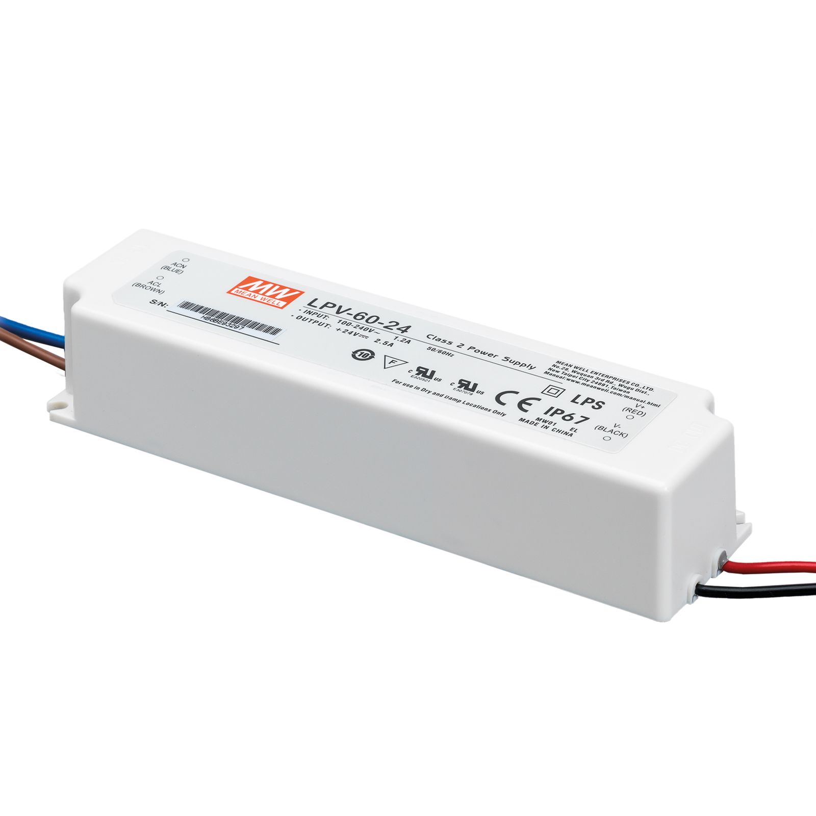 Driver 60a (Driver Strip 60W/24V IP67), nicht dimmbar
