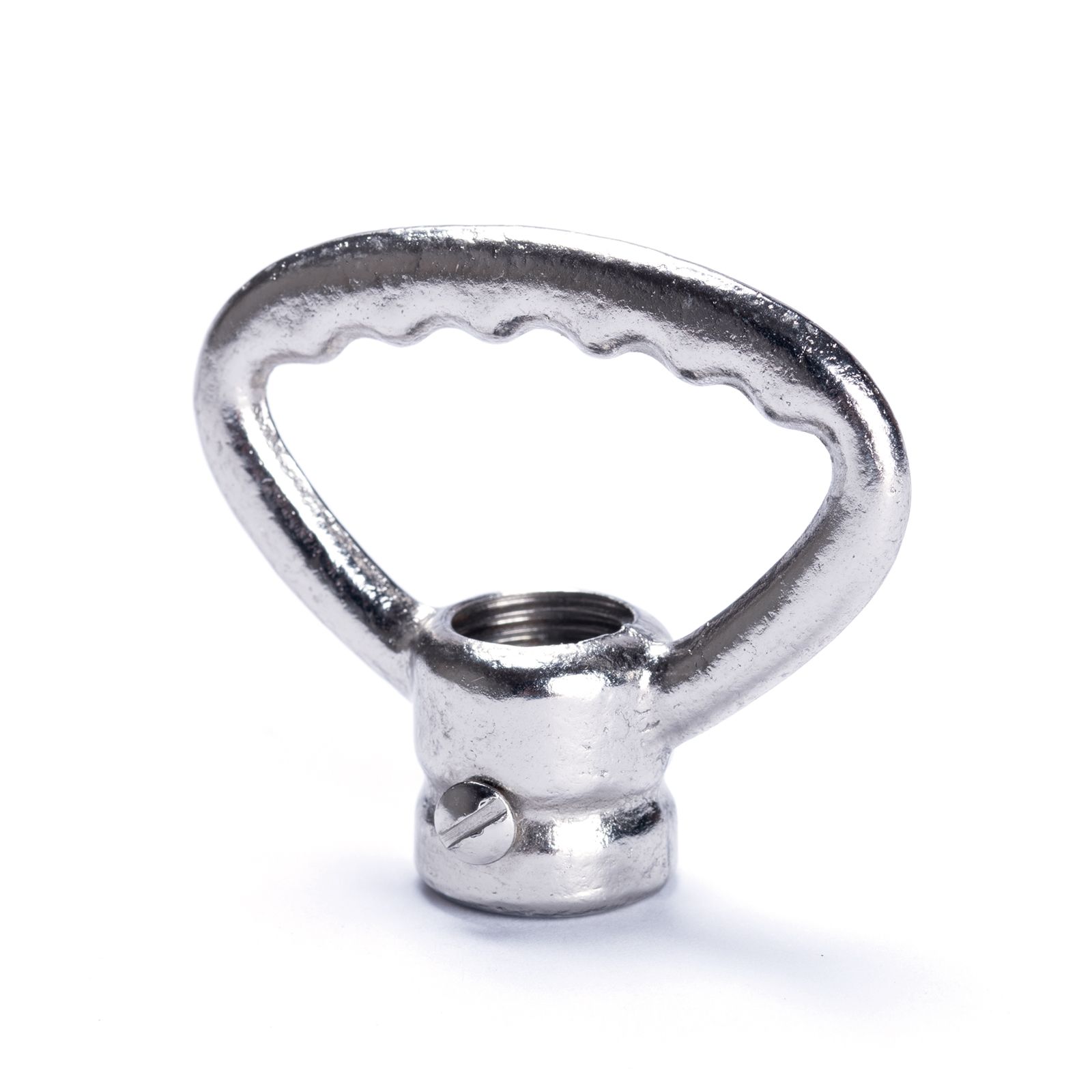 Centering ring nipple, thread M10x1, satin