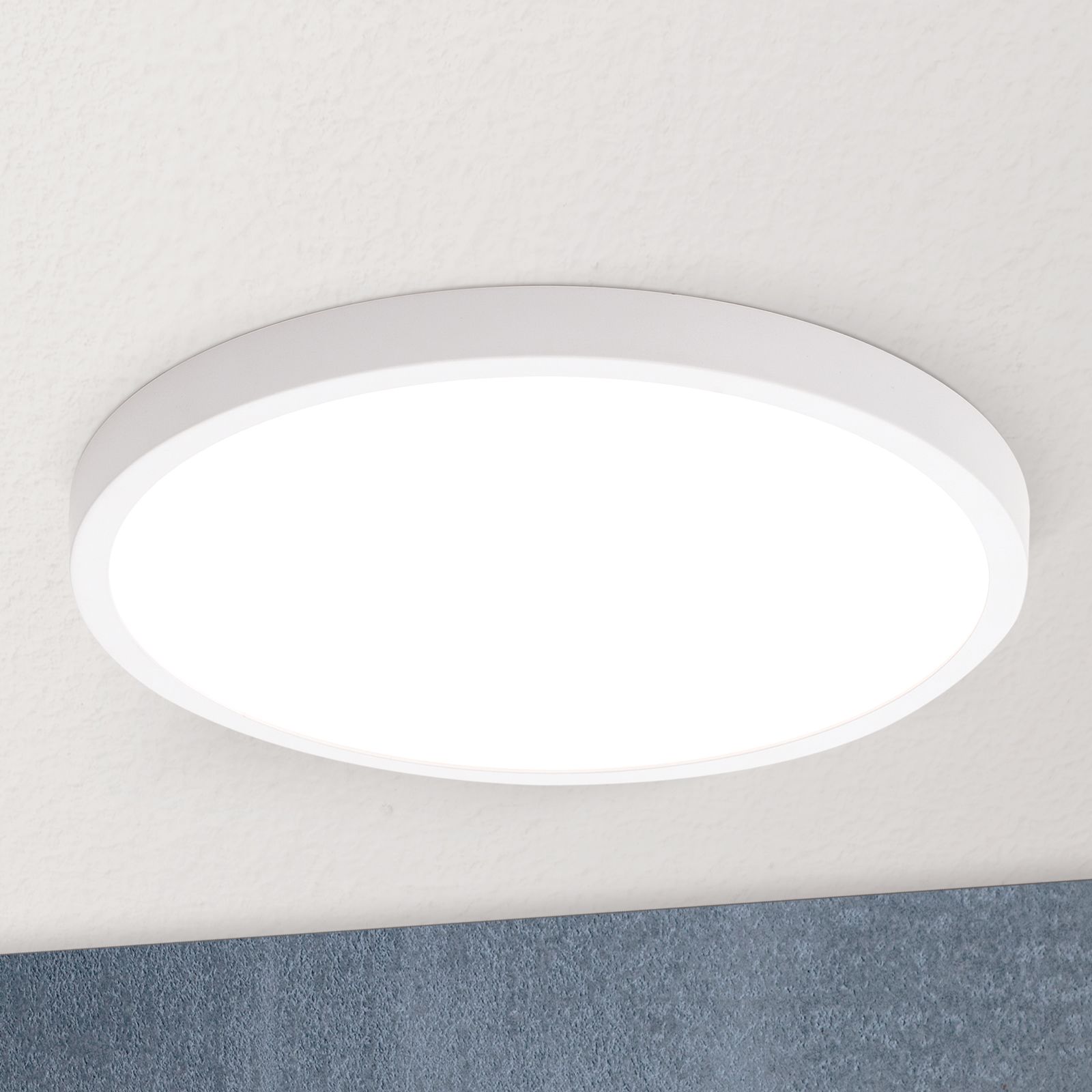 LED Deckenleuchte LERO, rund, Weiß, 4000K