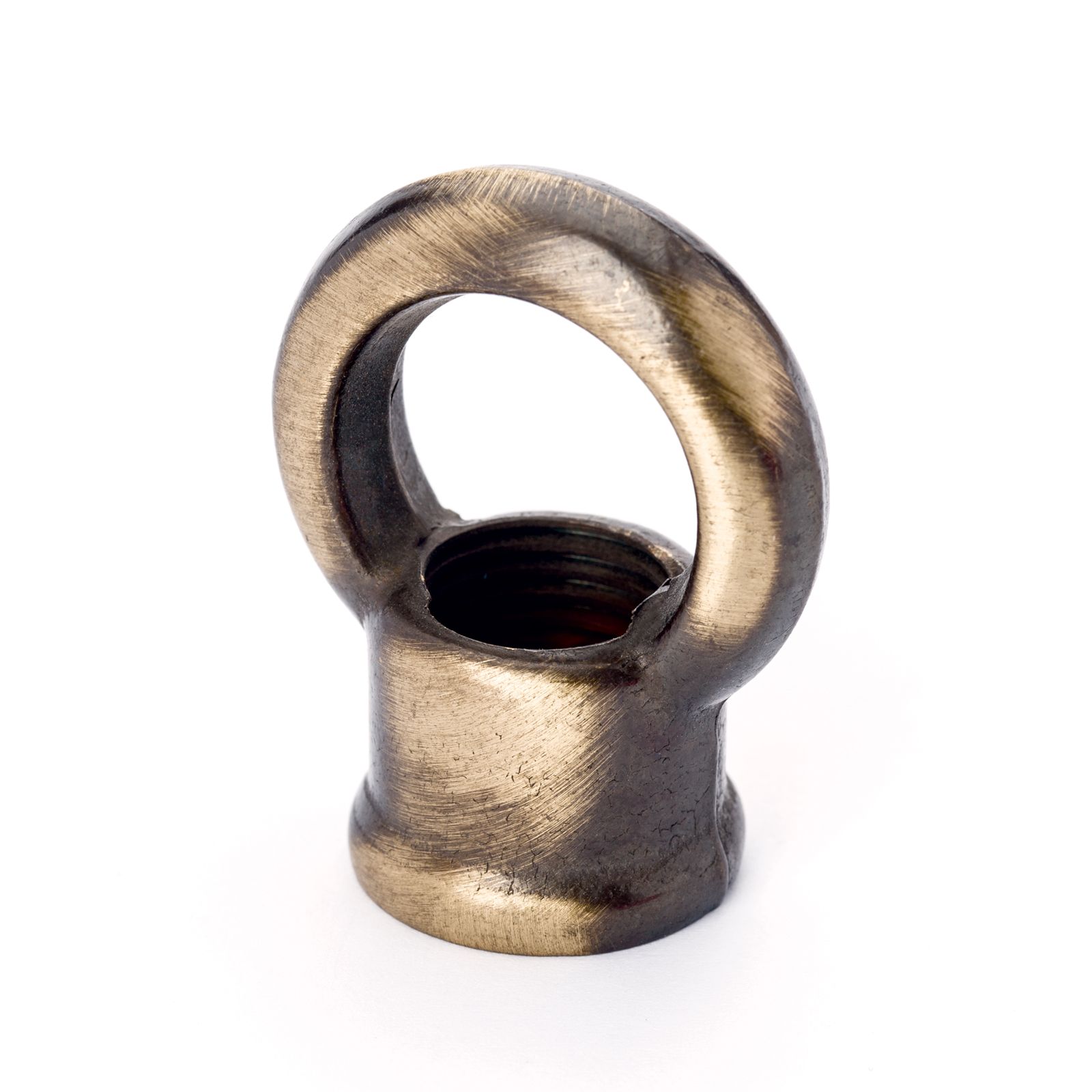 Ring nipple with 1/4" thread, patina